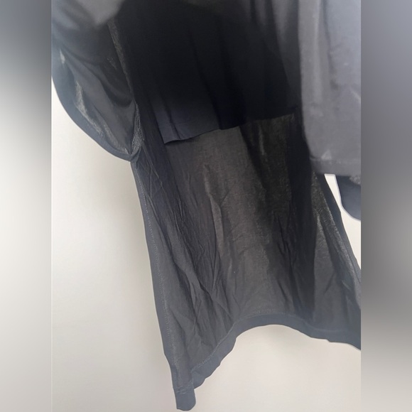 Armani Exchange Maxi body-con dress in black. - Picture 6 of 8